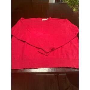 Vintage PREGO Red 100% cotton Crew Neck Sweater  - Size Medium - New
